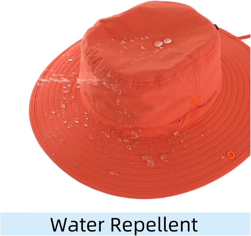 Connectyle Sun Hat for Men Women Outdoor UV Protection Safari Hat for Fishing Hiking Gardening Breathable Cowboy Hat UPF50 - Image 4